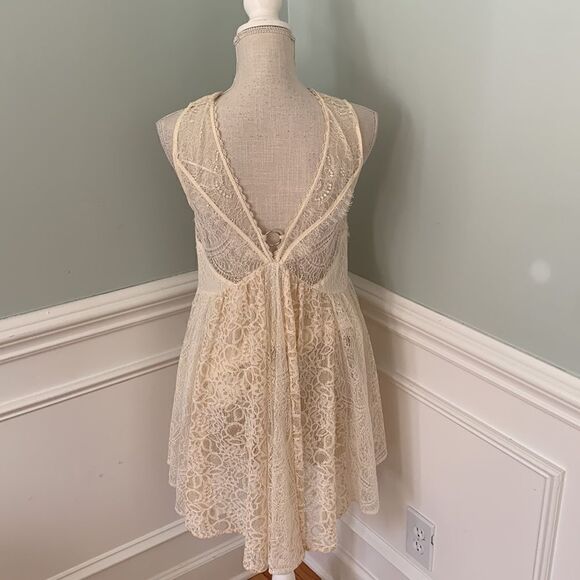 Free People Don’t You Dare Lace Dress NWT Small - Picture 7 of 11